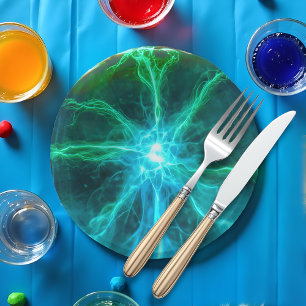 Plasma-Ball Pappteller