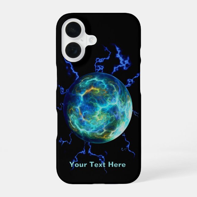 Plasma Electric iPhone 16 Hülle (Rückseite)