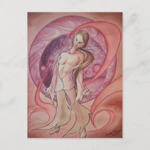 Plasma-Feuerstelle Postkarte