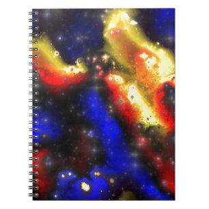 Plasma-Fraktalmuster Notizblock