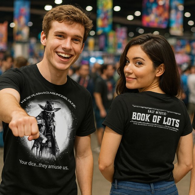 Plasma Gunslinger - Indie SciFi & Fantasy RPG Tri-Blend Shirt (Von Creator hochgeladen)