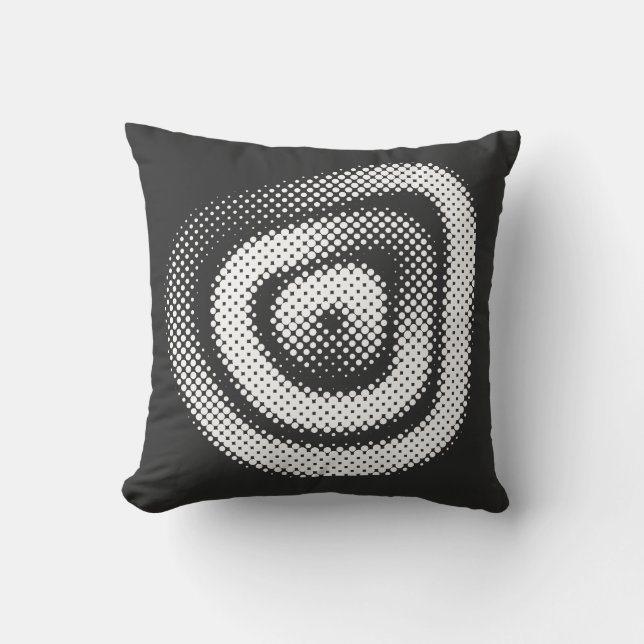 Plasma-Halfton-Design Kissen (Vorderseite)