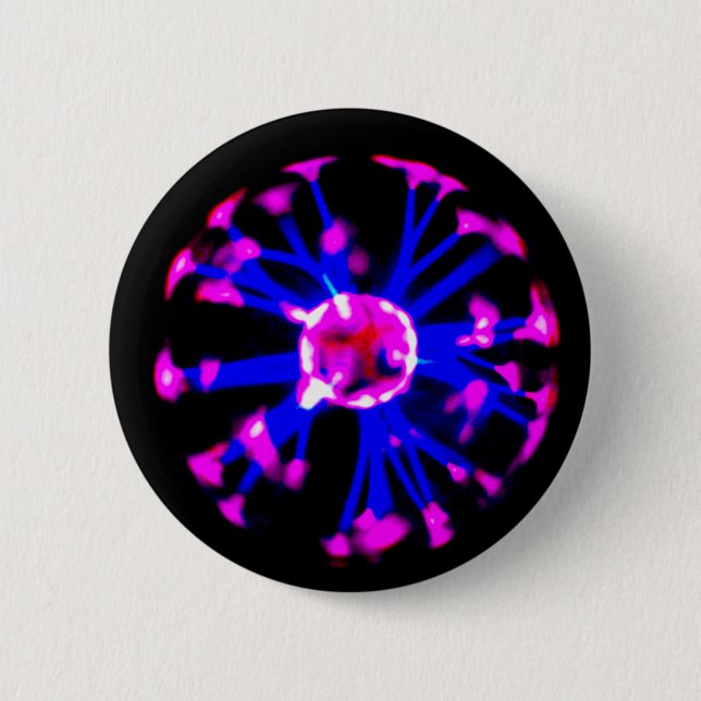 Plasmaball Button (Vorderseite)