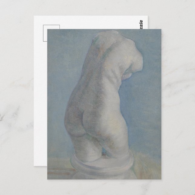 Plaster Cast of Woman's Torso von Vincent van Gogh Postkarte (Vorne/Hinten)