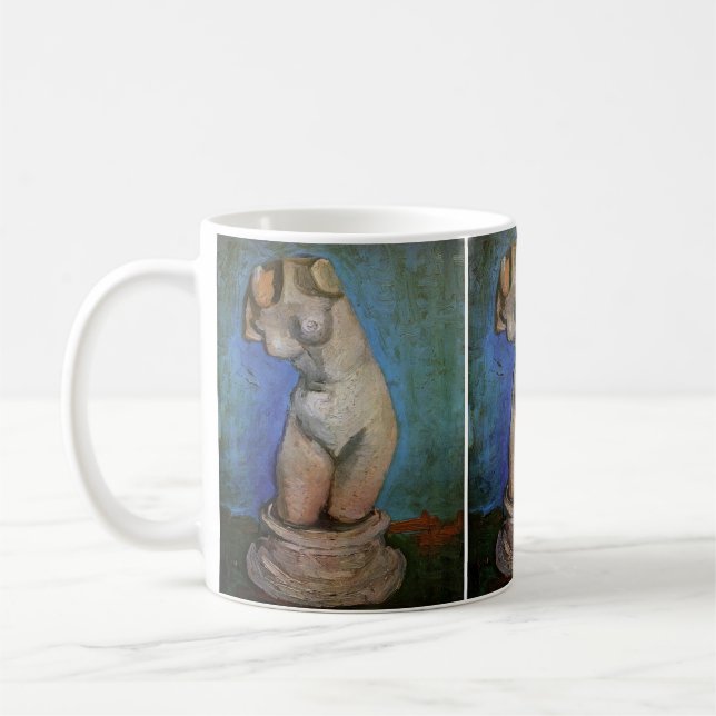 Plaster Statuette Female Torso von Vincent van Gog Kaffeetasse (Links)