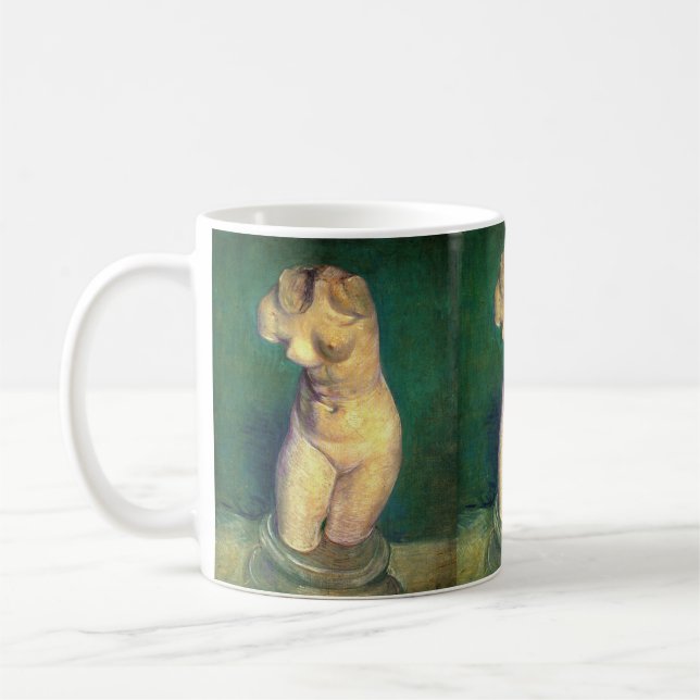 Plaster Statuette Female Torso von Vincent van Gog Kaffeetasse (Links)