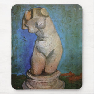 Plaster Statuette Female Torso von Vincent van Gog Mousepad