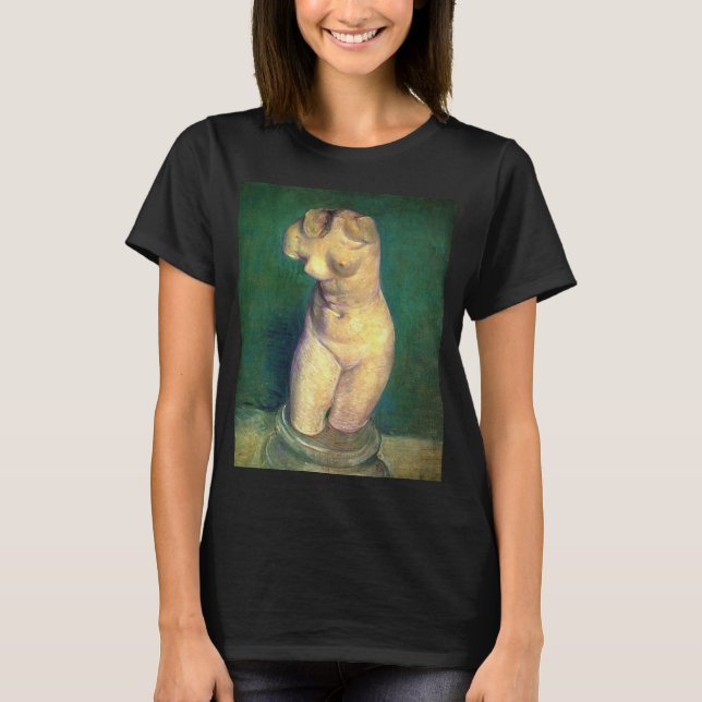Plaster Statuette Female Torso von Vincent van Gog T-Shirt (Vorderseite)