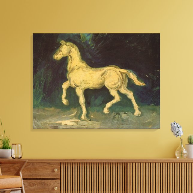 Plaster Statuette of a Horse von Vincent van Gogh Leinwanddruck (Insitu (Wohnzimmer))