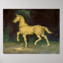 Plaster Statuette of a Horse von Vincent van Gogh Poster