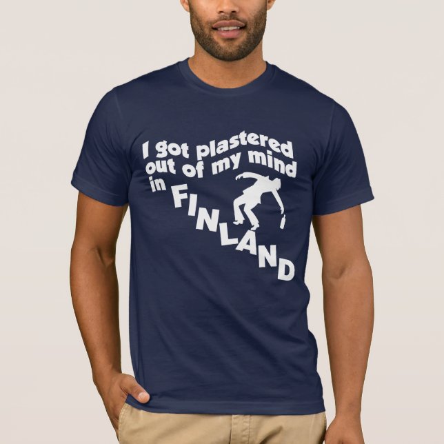 Plasterin in Finnland T - Shirt (Vorderseite)