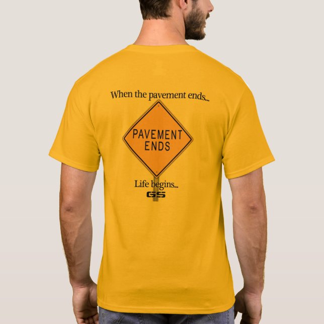 Plasterung beendet II T-Shirt (Rückseite)