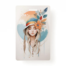  Plastic Badge - Vertical