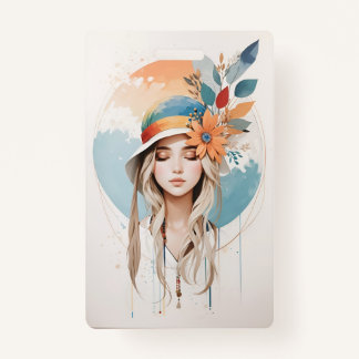  Plastic Badge - Vertical Ausweis