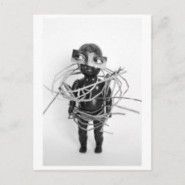 Plastic doll - Nelson Postkarte