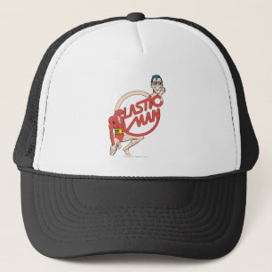 Plastic Man Gummihals-Warnschild Truckerkappe