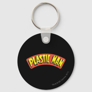 Plastic Man Logo Schlüsselanhänger