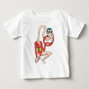 Plastic Man Rubberneck-Pose Baby T-shirt