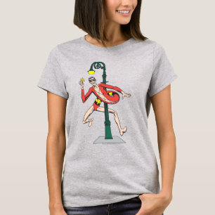Plastic Man umwickelt Straßenlaterne T-Shirt