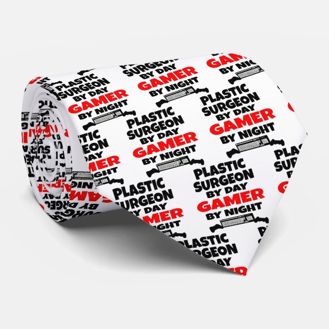 Plastic Surgeon Gamer Krawatte (Gerollt)