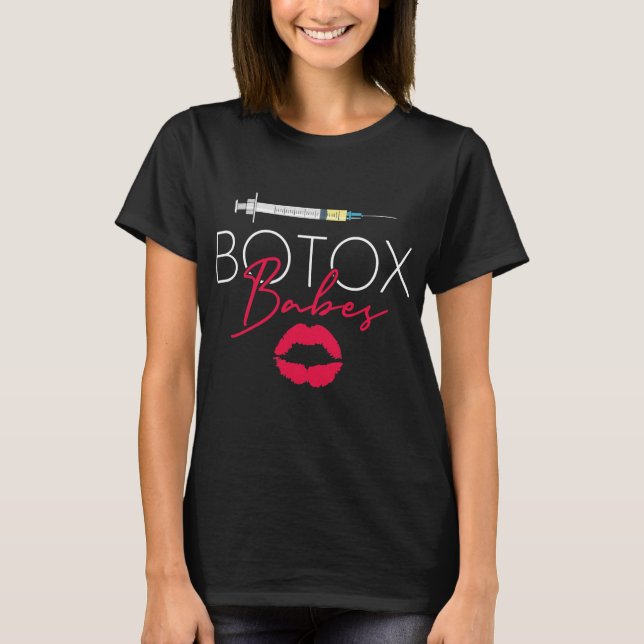 Plastic Surgery Cosmetic Nurse Lips T-Shirt (Vorderseite)