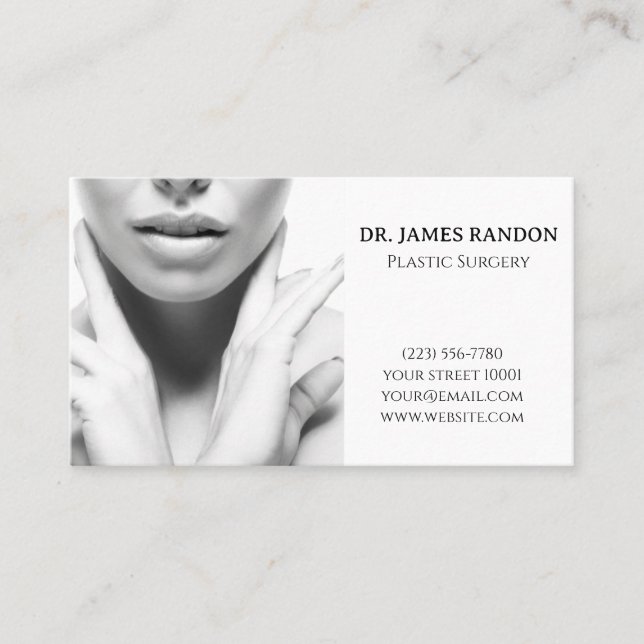 Plastic Surgery Visitenkarte (Vorderseite)
