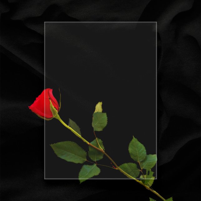 Plastik 5"x7" Leere Hochzeitskur-Tischnummer Acryleinladungen (Clear acrylic 5" x 7" wedding table number)