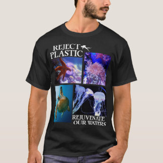 Plastik abwerfen Verjüngung unserer Gewässer Umwel T-Shirt