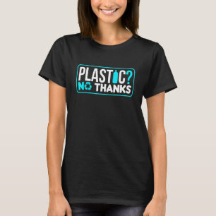 Plastik Meer Ozean Abfall Fisch Schildkröte Natur T-Shirt