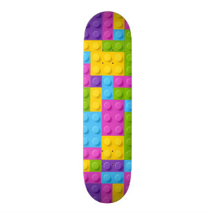 Plastikbau blockiert Muster Skateboard