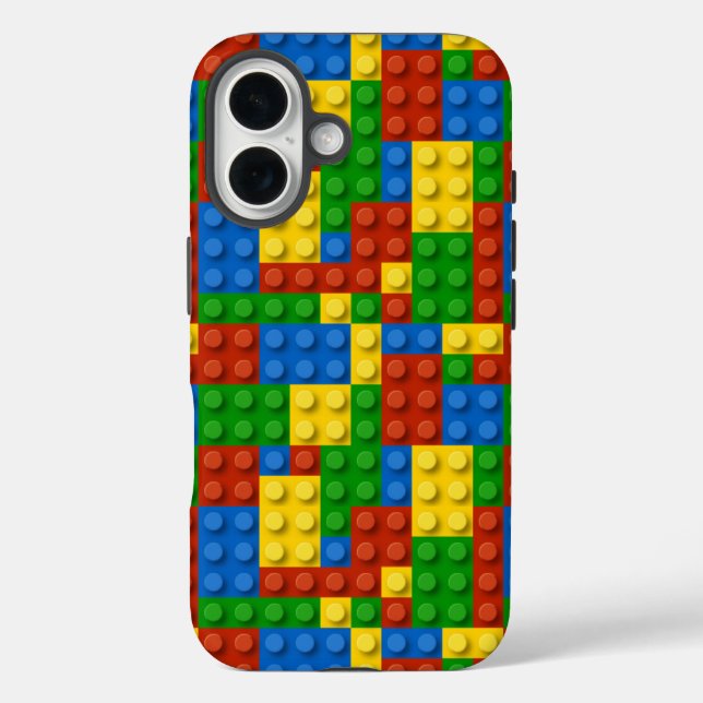 Plastikblöcke Case-Mate iPhone Hülle (Rückseite)
