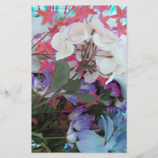 PlastikBlumen-Blumenstrauß Briefpapier