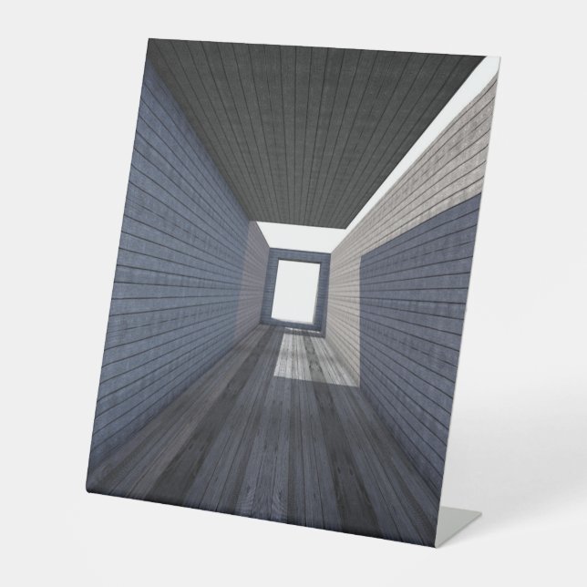 Plastikbodenzeichen 10"X12" Sockelschild (Vorderseite)