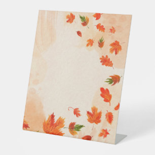 Plastikbodenzeichen 10"X12" Sockelschild