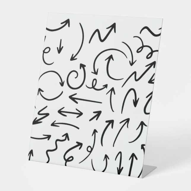 Plastikbodenzeichen 10"X12" Sockelschild (Vorderseite)