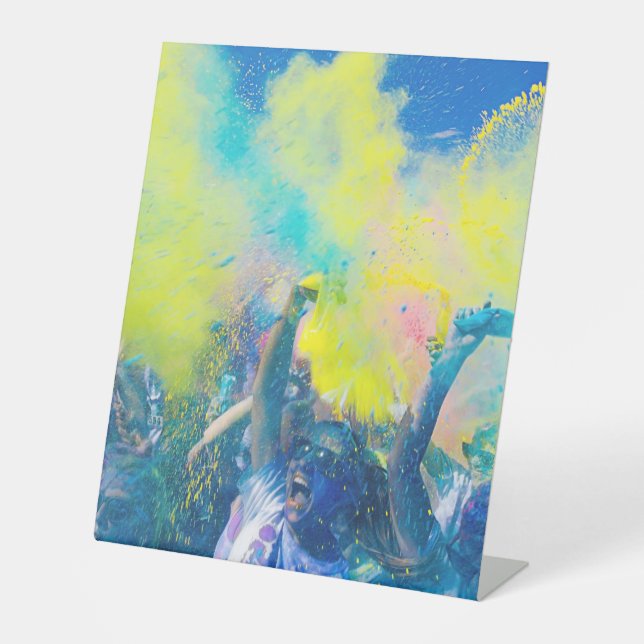 Plastikbodenzeichen 10"X12" Sockelschild (Vorderseite)