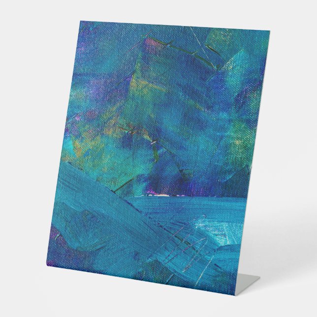 Plastikbodenzeichen 10"X12" Sockelschild (Vorderseite)