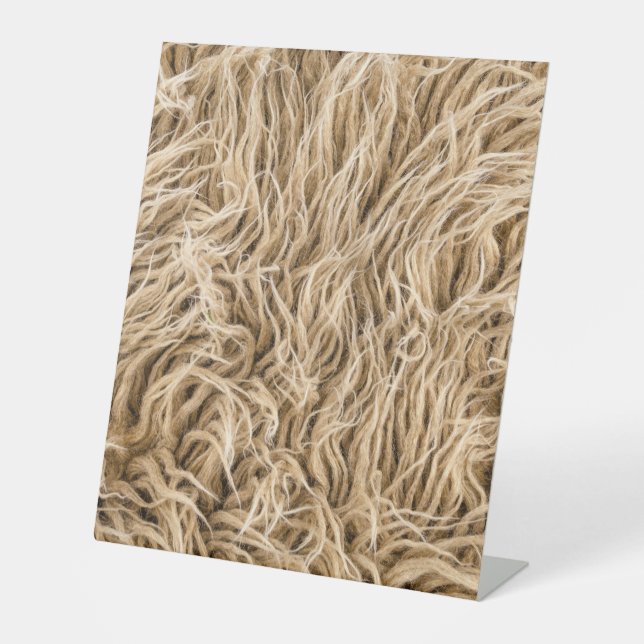 Plastikbodenzeichen 10"X12" Sockelschild (Vorderseite)