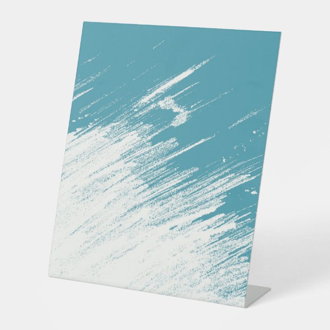 Plastikbodenzeichen 10"X12" Sockelschild (Vorderseite)