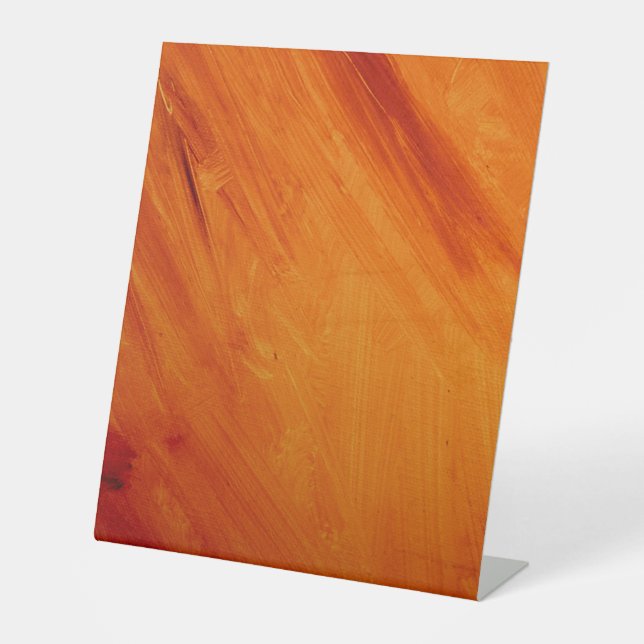 Plastikbodenzeichen 10"X12" Sockelschild (Vorderseite)
