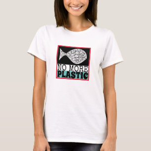 Plastikfisch, Klimawandel T-Shirt