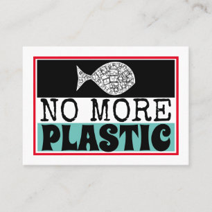 Plastikfisch, Treffpunkt für Klimaänderungen einla Visitenkarte