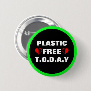 PlastikFREI heute & Hearth Extinct Rebellion Button