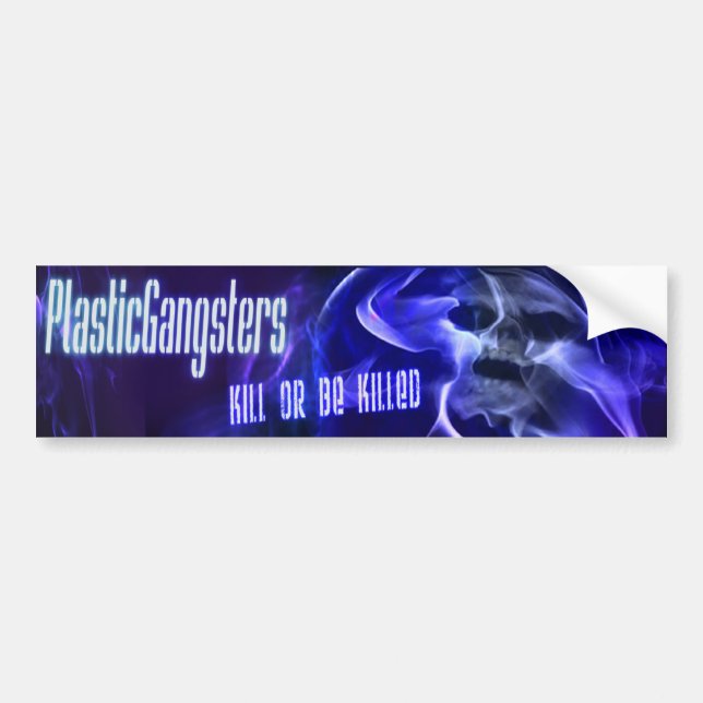 Plastikgangsterauto-Autoaufkleber Autoaufkleber (Vorne)