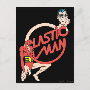Plastikmanuszeichen Postkarte