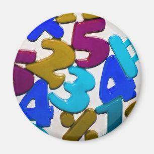 Plastikspielzeug nummeriert Magneten Magnet