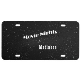 Plastikwagen US Nummernschild