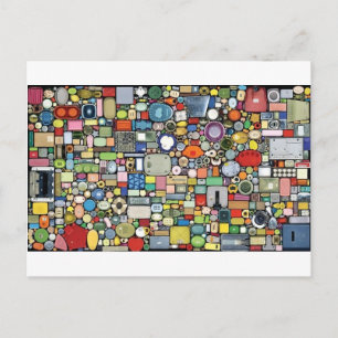 Plastische Magie Postkarte