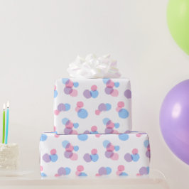 Plastpapier für den Pinsel Stroke Circles-Design Geschenkpapier