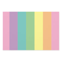 Plastpapier für den Rainbow-Streifen